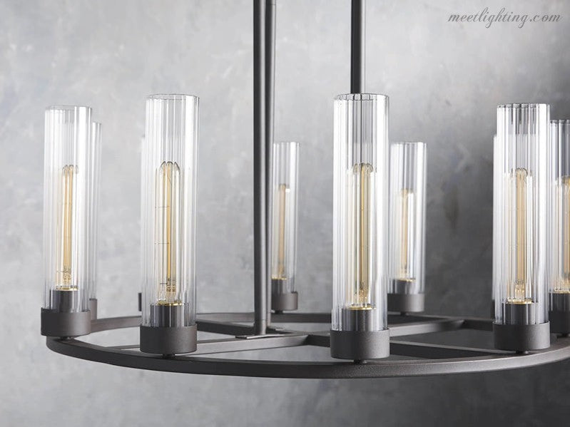 Andreas Round Chandelier-Meet Lighting