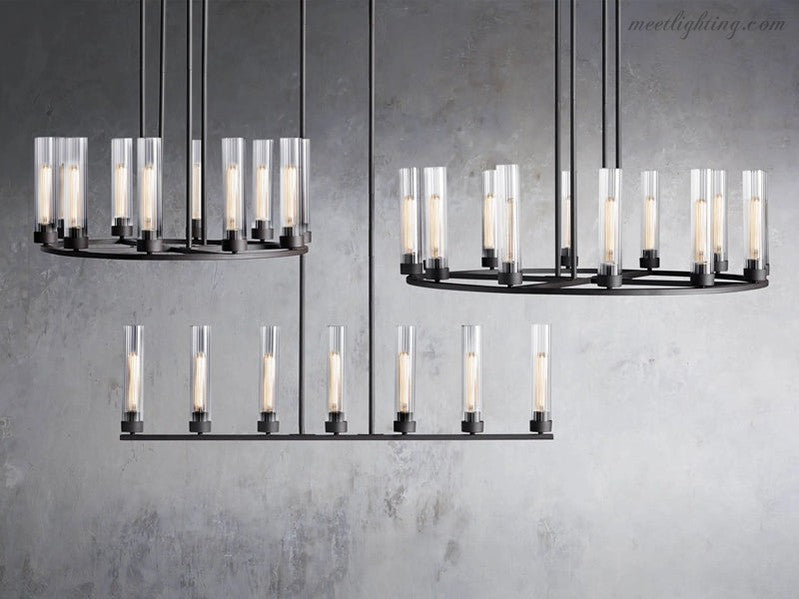 Andreas Round Chandelier-Meet Lighting