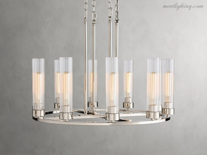 Andreas Round Chandelier-Meet Lighting