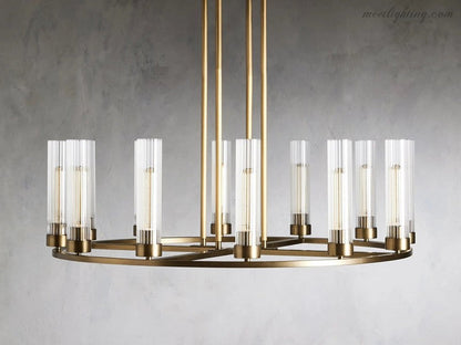 Andreas Round Chandelier-Meet Lighting