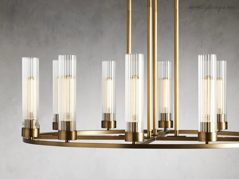 Andreas Round Chandelier-Meet Lighting