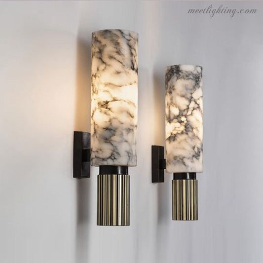 Annie Alabaster Wall sconce-Meet Lighting