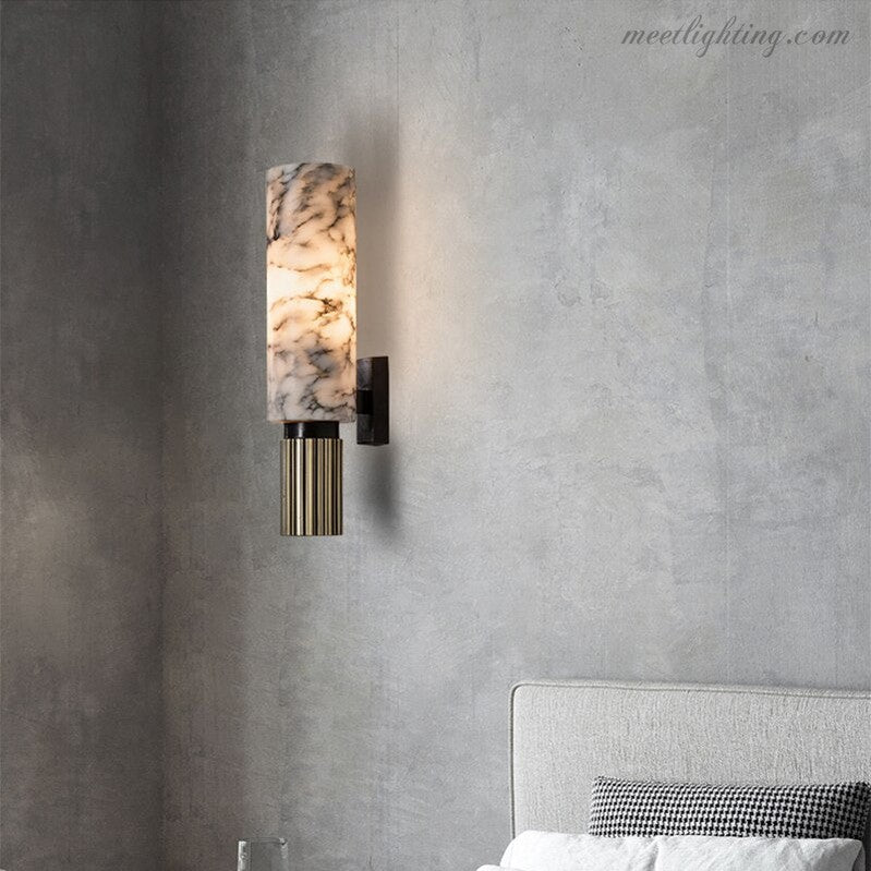 Annie Alabaster Wall sconce-Meet Lighting