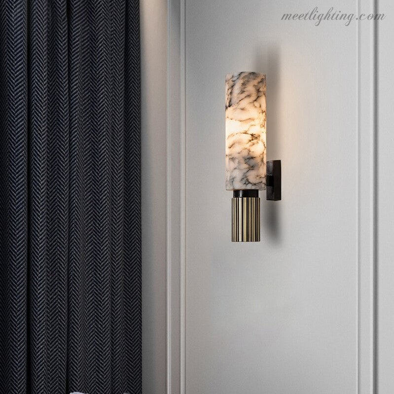 Annie Alabaster Wall sconce-Meet Lighting