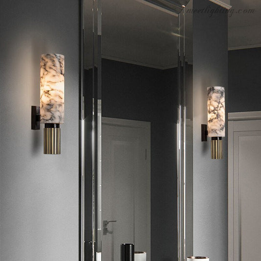 Annie Alabaster Wall sconce-Meet Lighting