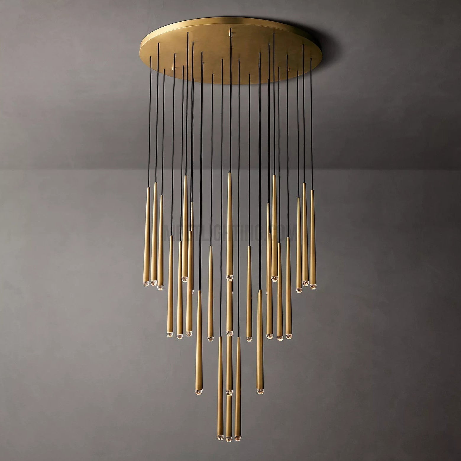 Aquitance Round Chandelier 48"-Meet Lighting