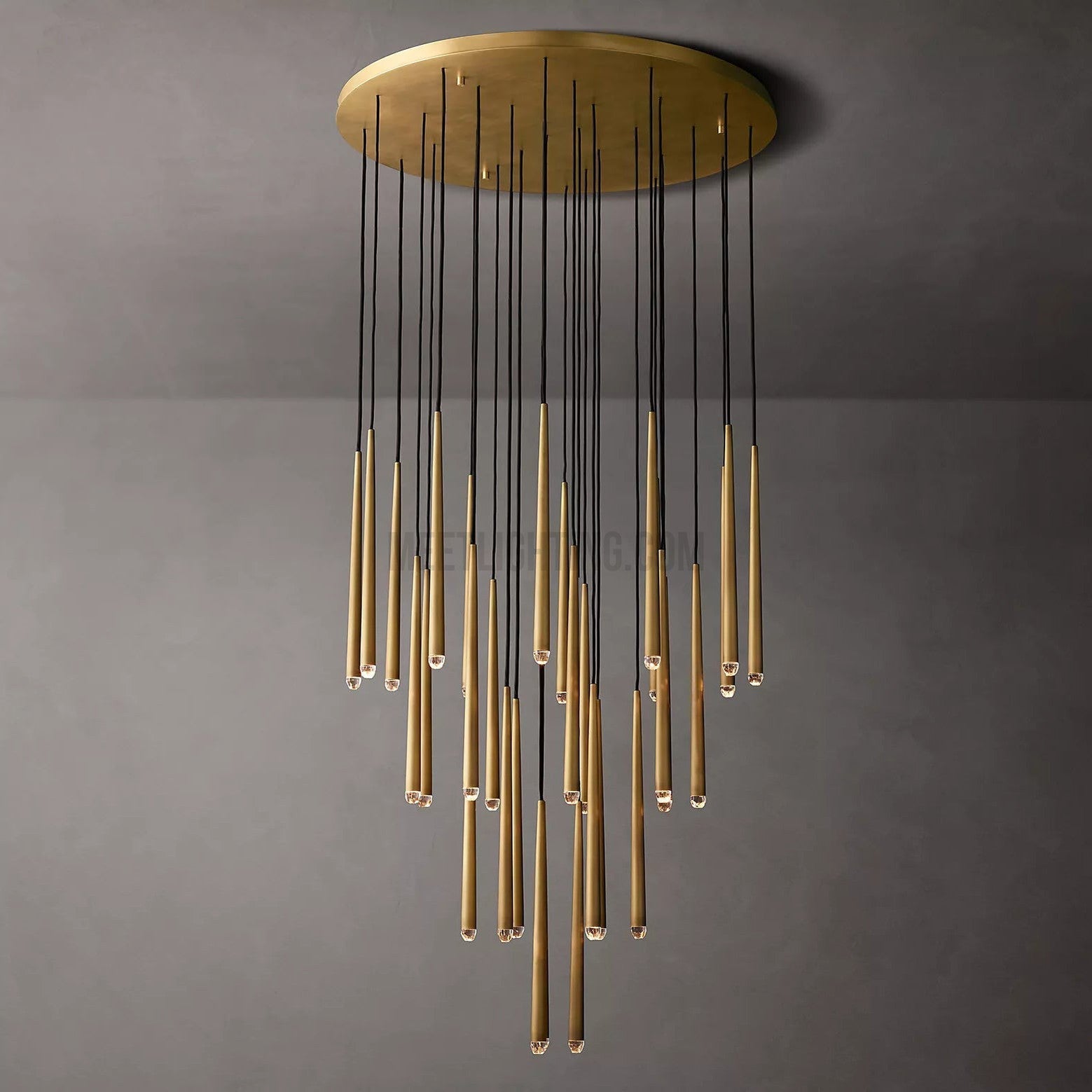 Aquitance Round Chandelier 48"-Meet Lighting