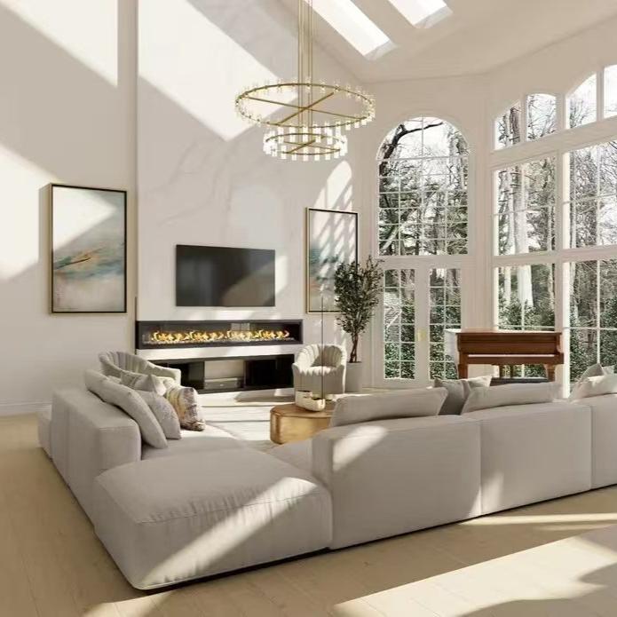 Arcachon Crystal 2-Tier Round Chandelier 54“ Customization-MEET LIGHTING