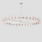 Arcachon Crystal Round Chandelier 48"-Meet Lighting