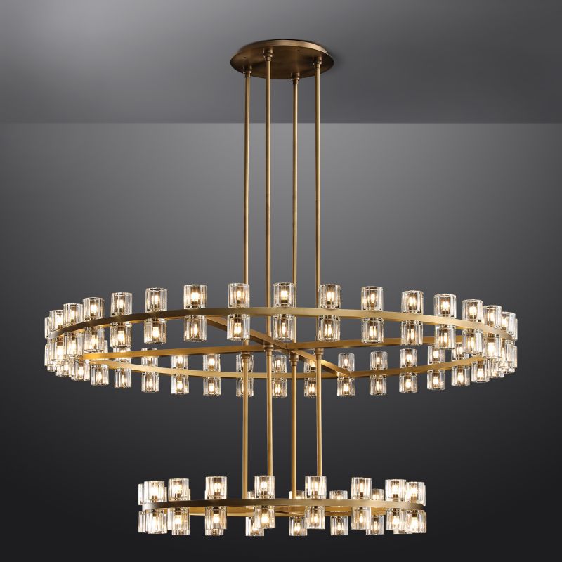 Arcachon Crystal Modern Glass Chandelier 36" 48" 60" 54" 72"