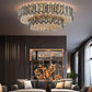 Arina Luxury Round Crystal Chandelier 31"-Meet Lighting