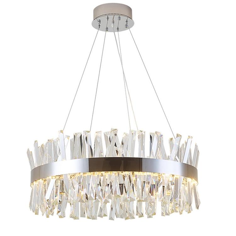 Arsen Crystal Round Chandelier-Meet Lighting