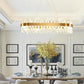 Arsenio Oval Crystal Chandelier-Meet Lighting