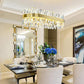 Arsenio Oval Crystal Chandelier-Meet Lighting