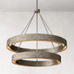 Arya 2-Tier Round Chandelier 60"-Meet Lighting