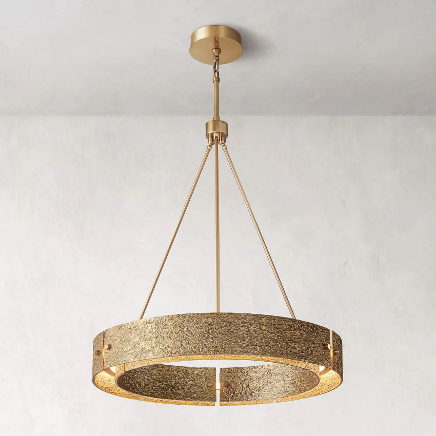 Arya Round Chandelier 36"-Meet Lighting