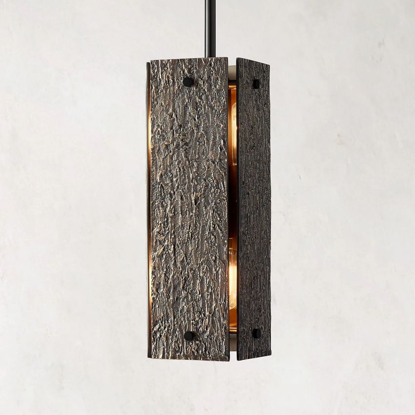Arya Square Pendant 19"-Meet Lighting