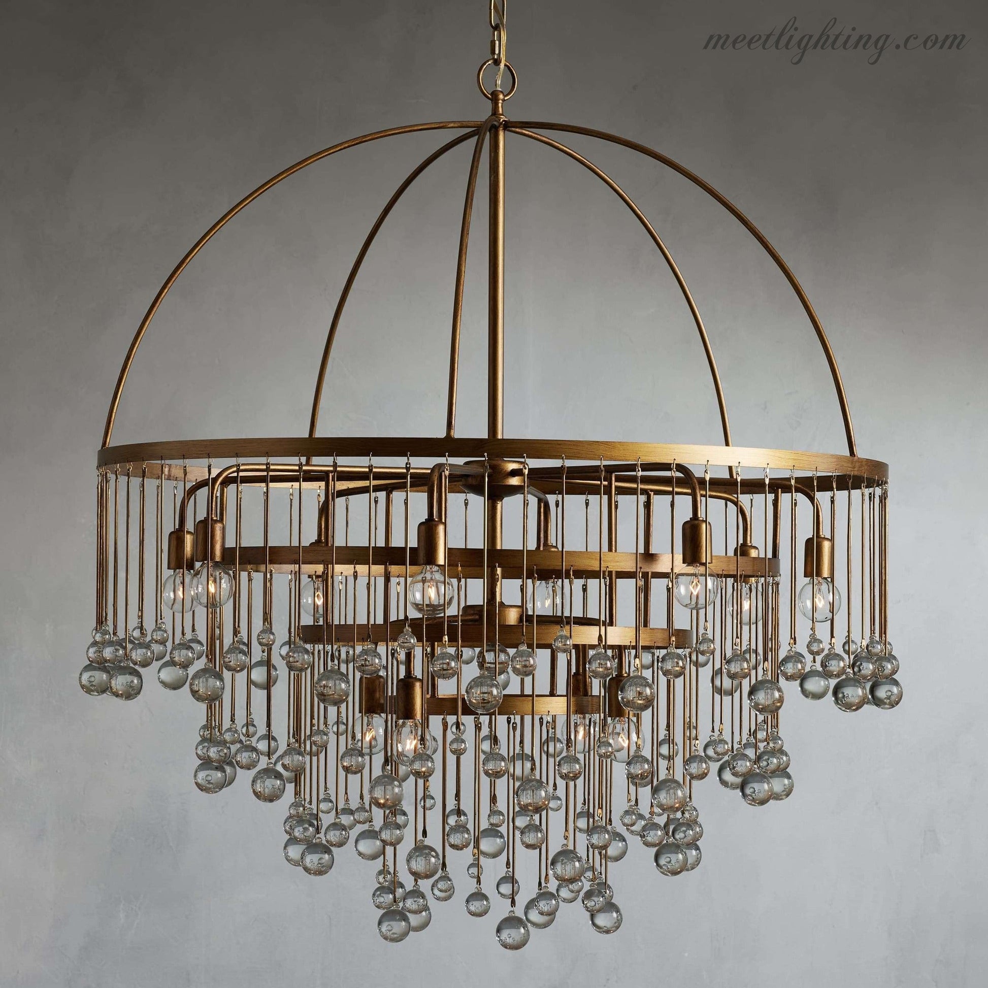 Aubrey 4 Tier Chandelier-Meet Lighting