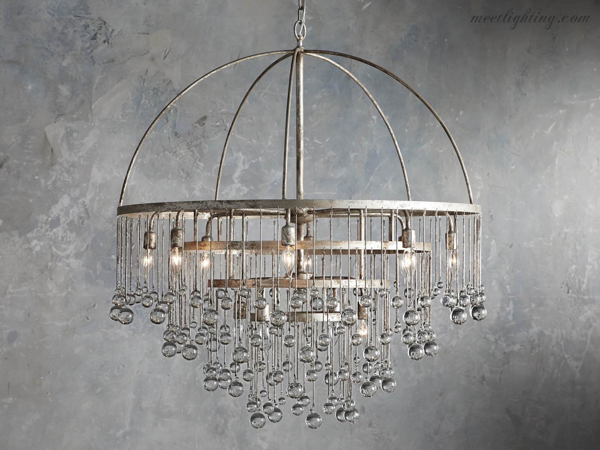 Aubrey 4 Tier Chandelier-Meet Lighting