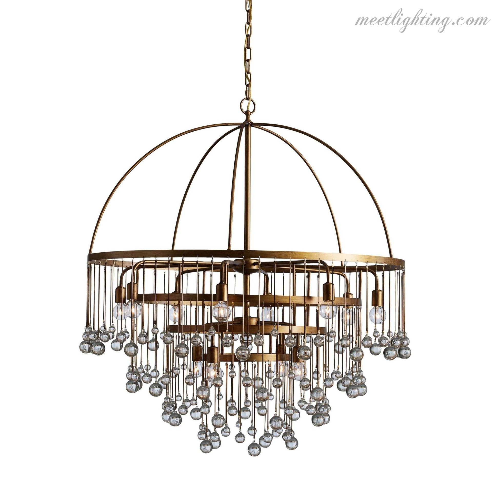 Aubrey 4 Tier Chandelier-Meet Lighting