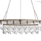 Aubrey 7 Light Oval Chandelier-Meet Lighting