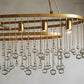 Aubrey 7 Light Oval Chandelier-Meet Lighting