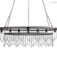 Aubrey 7 Light Oval Chandelier-Meet Lighting