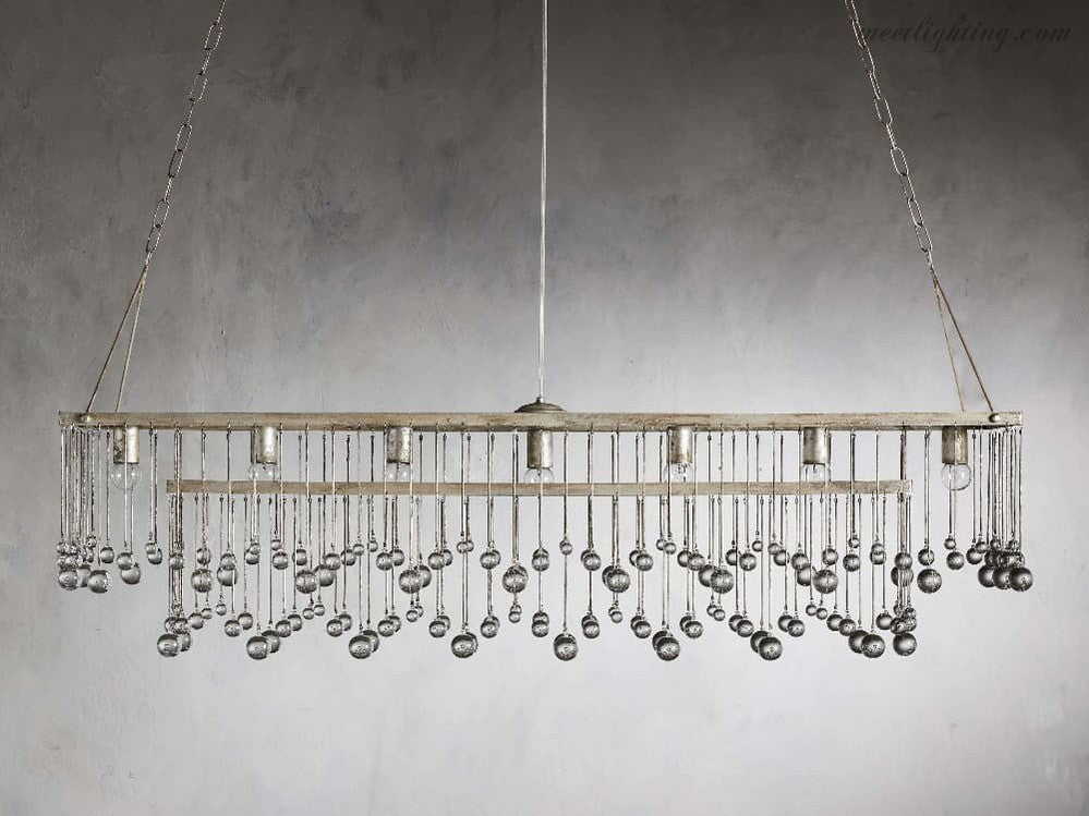 Aubrey Rectangular Chandelier-Meet Lighting