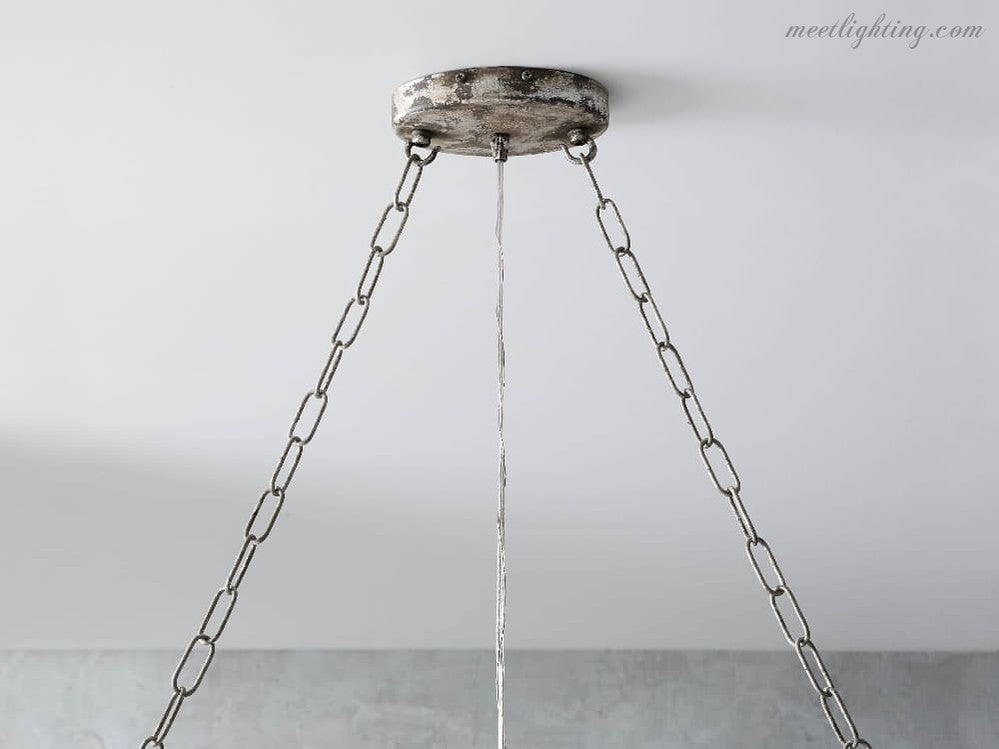 Aubrey Rectangular Chandelier-Meet Lighting