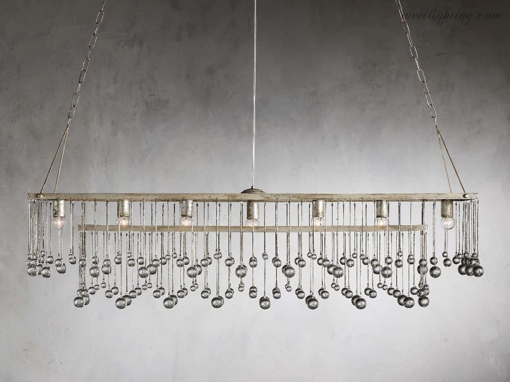 Aubrey Rectangular Chandelier-Meet Lighting