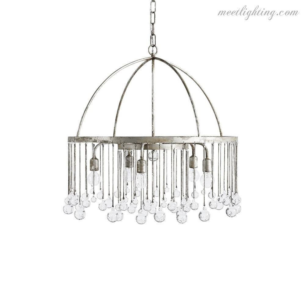 Aubrey Round Chandelier-Meet Lighting