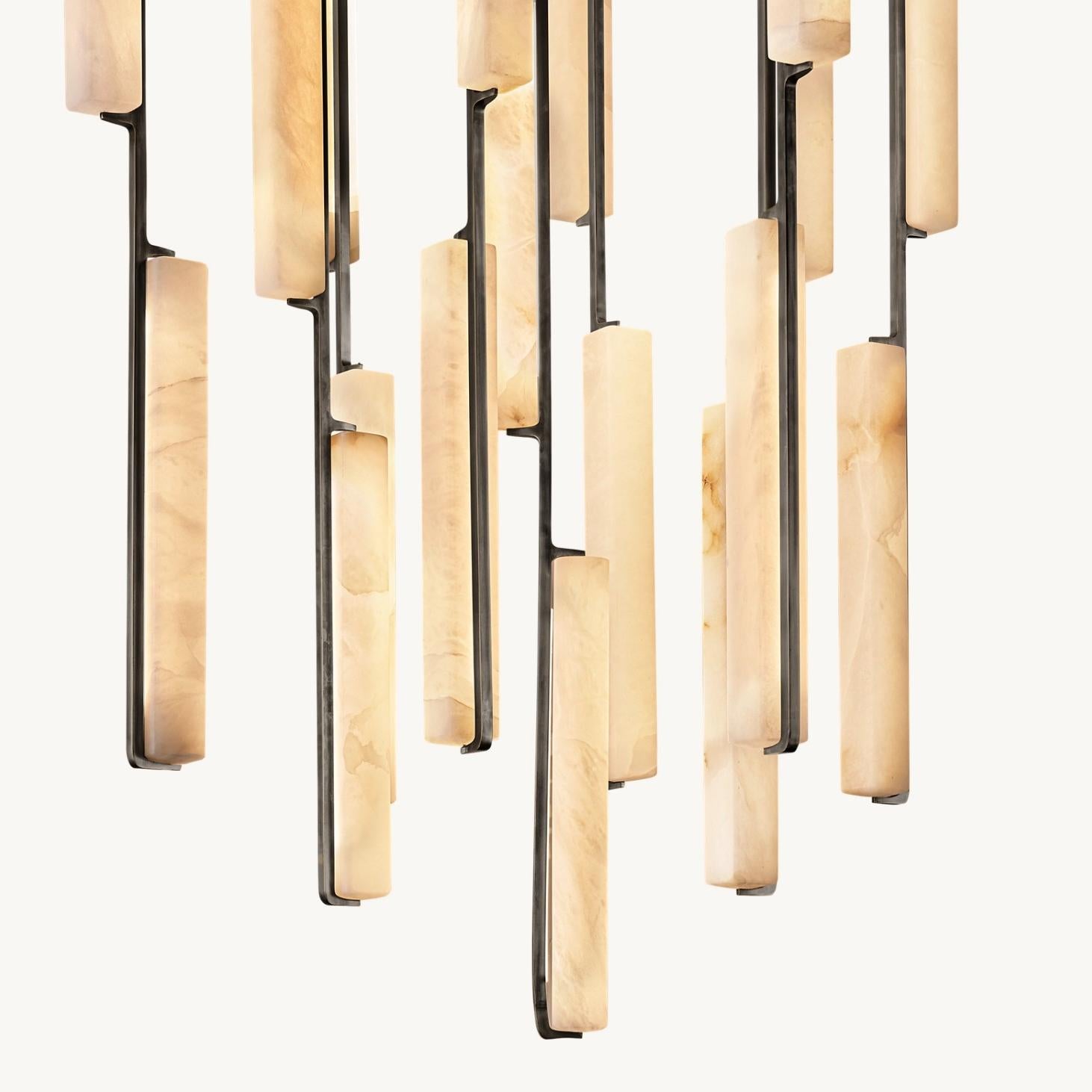 Audubon Alabaster Round Chandelier