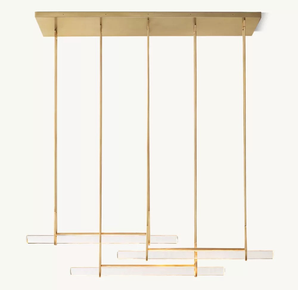 Audubon Triple Bar Chandelier  　