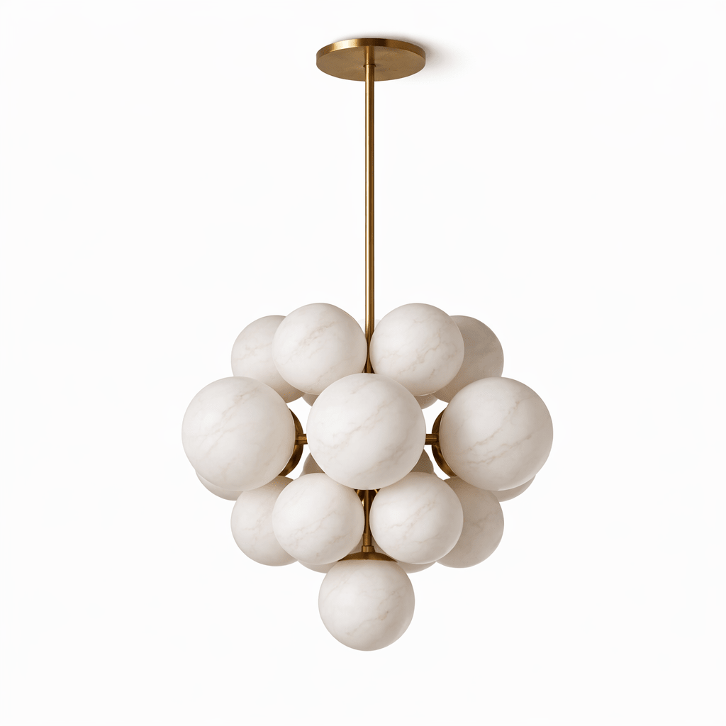 Aurelia Alabaster Cluster Chandelier by Meetlighting