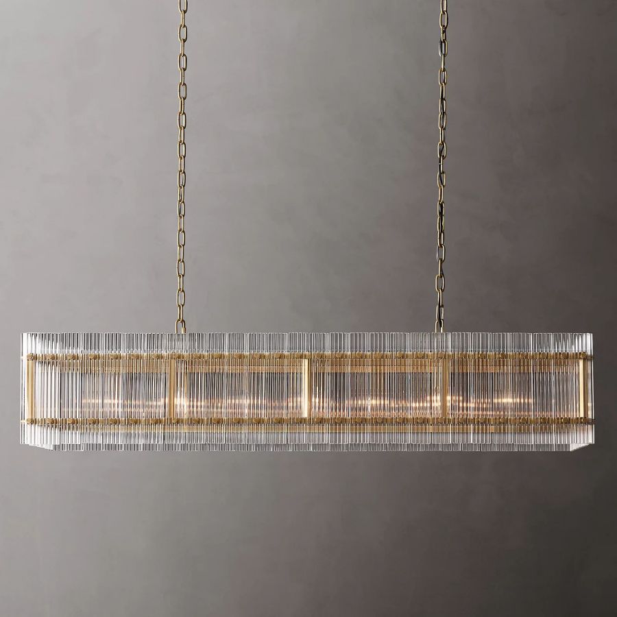 Aurelius Rectangle Chandelier-Meet Lighting