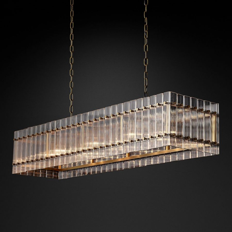 Aurelius Rectangle Chandelier-Meet Lighting