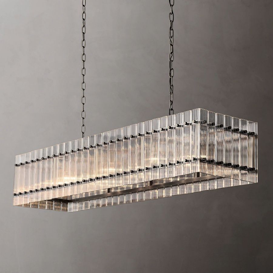 Aurelius Rectangle Chandelier-Meet Lighting