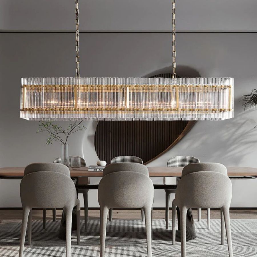 Aurelius Rectangle Chandelier-Meet Lighting