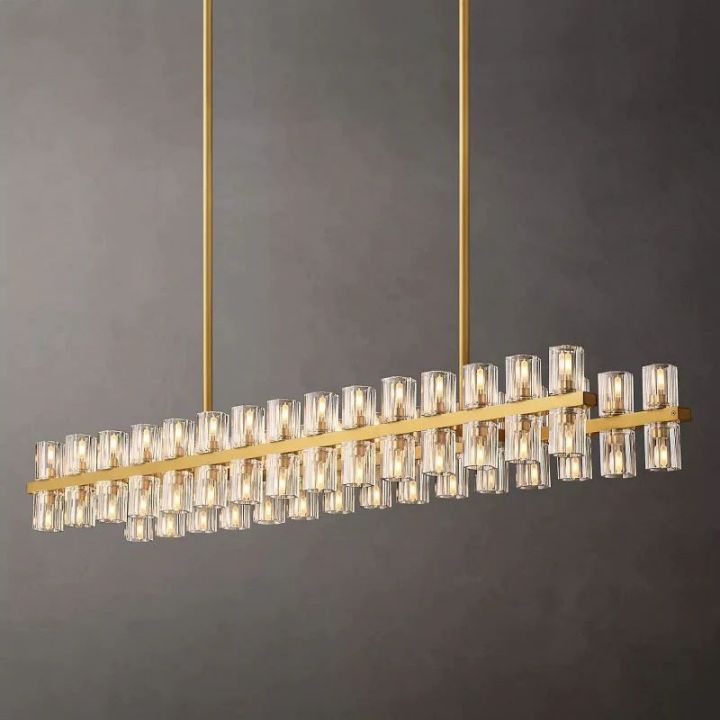 Arcachon Rectangular Chandelier 54"