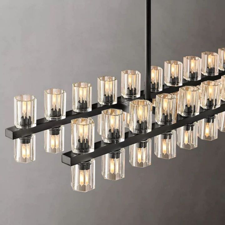 Arcachon Rectangular Chandelier 54"