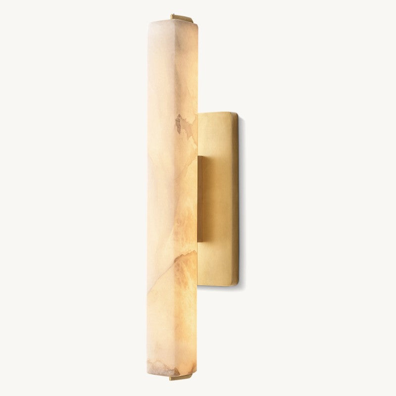 Audon Alabaster Single Sconce
