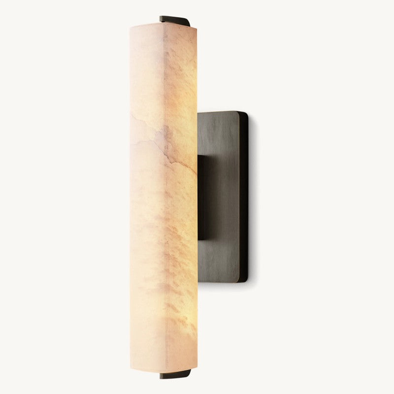Audon Alabaster Single Sconce