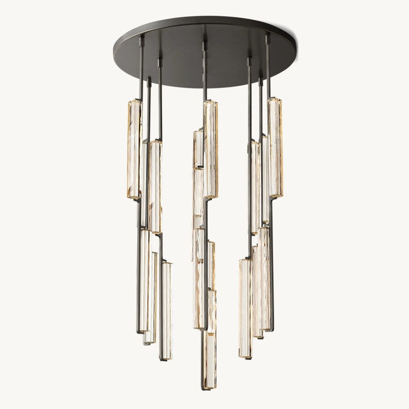 Audon Round Chandelier 40"-MEET LIGHTING