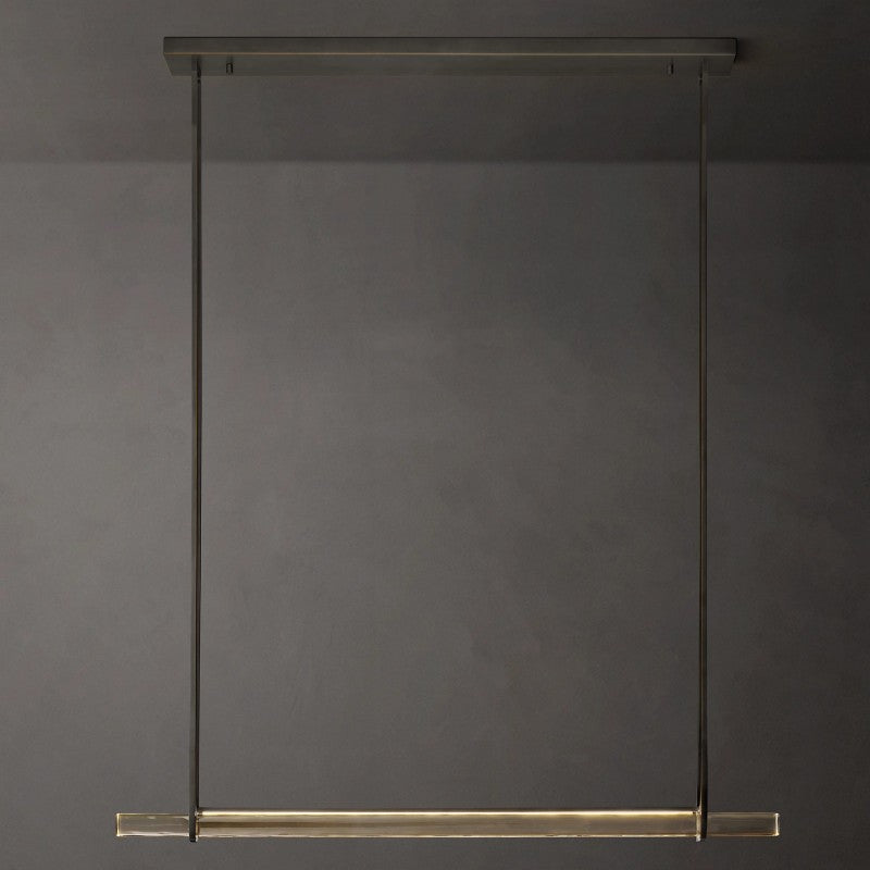 Audon Single Bar Linear Chandelier 60"-MEET LIGHTING
