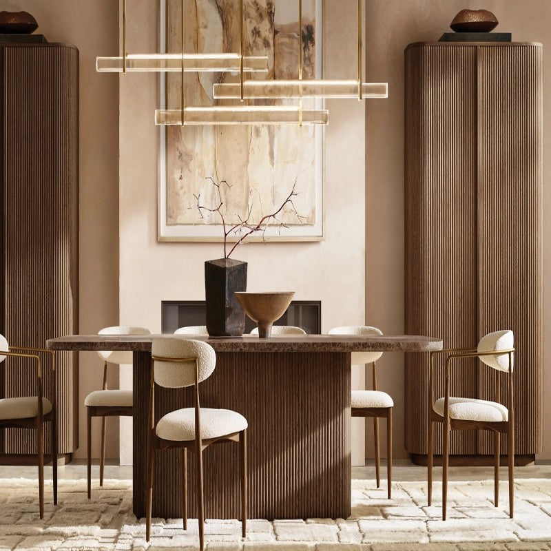 Audon Triple Bar Linear Chandelier-MEET LIGHTING