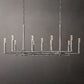 Avar Forged Linear Chandelier 54"D-Meet Lighting