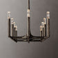 Avar Forged Linear Chandelier 54"D-Meet Lighting