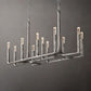 Avar Forged Linear Chandelier 54"D-Meet Lighting