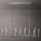 Avar Forged Linear Chandelier 54"D-Meet Lighting