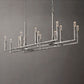 Avar Forged Linear Chandelier 72"D-Meet Lighting